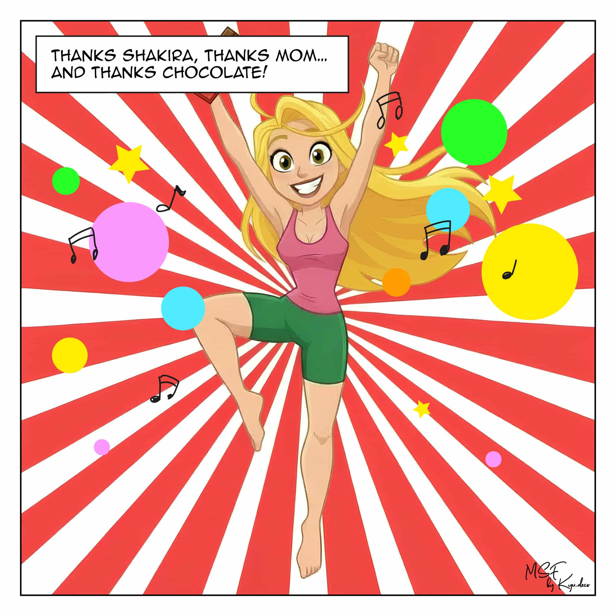 Woman dancing in a fitness class, focused and determined, illustrating her effort to boost serotonin naturally.